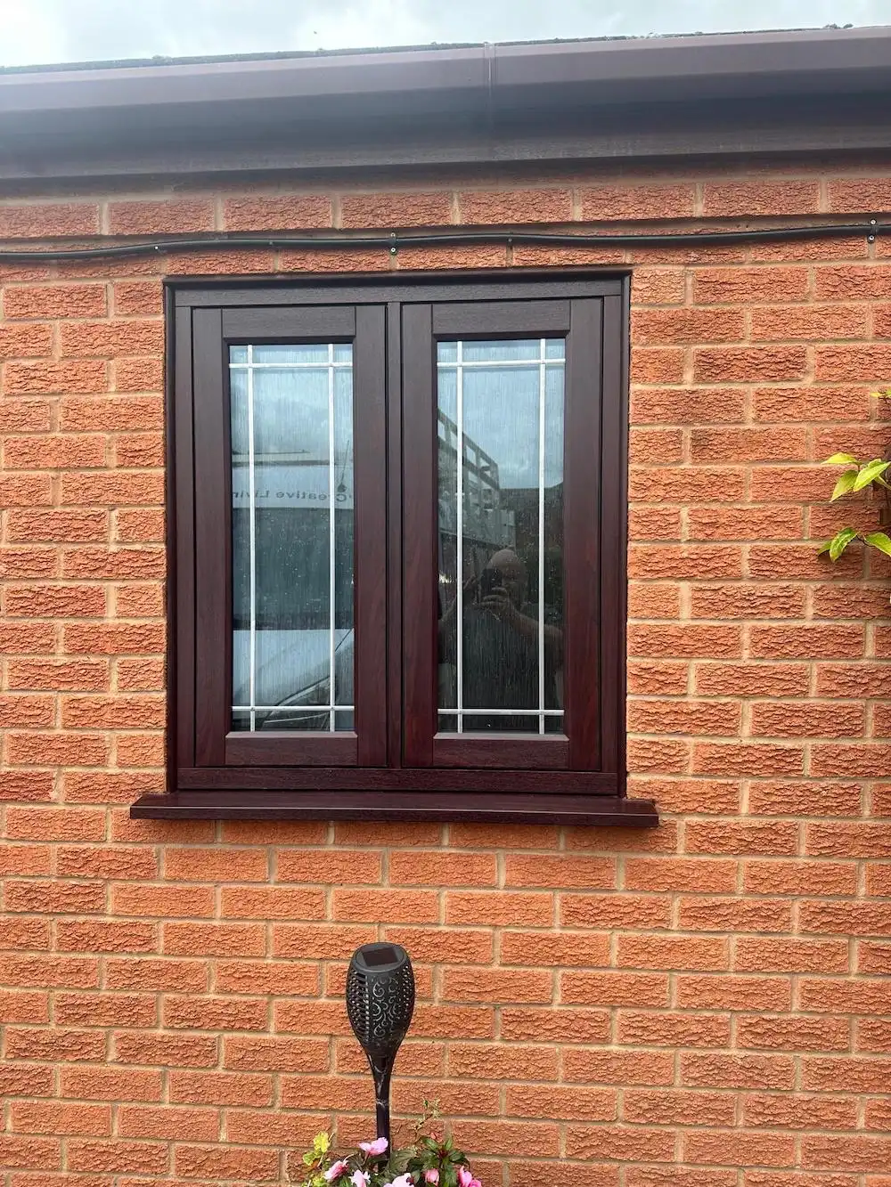 upvc rosewood window