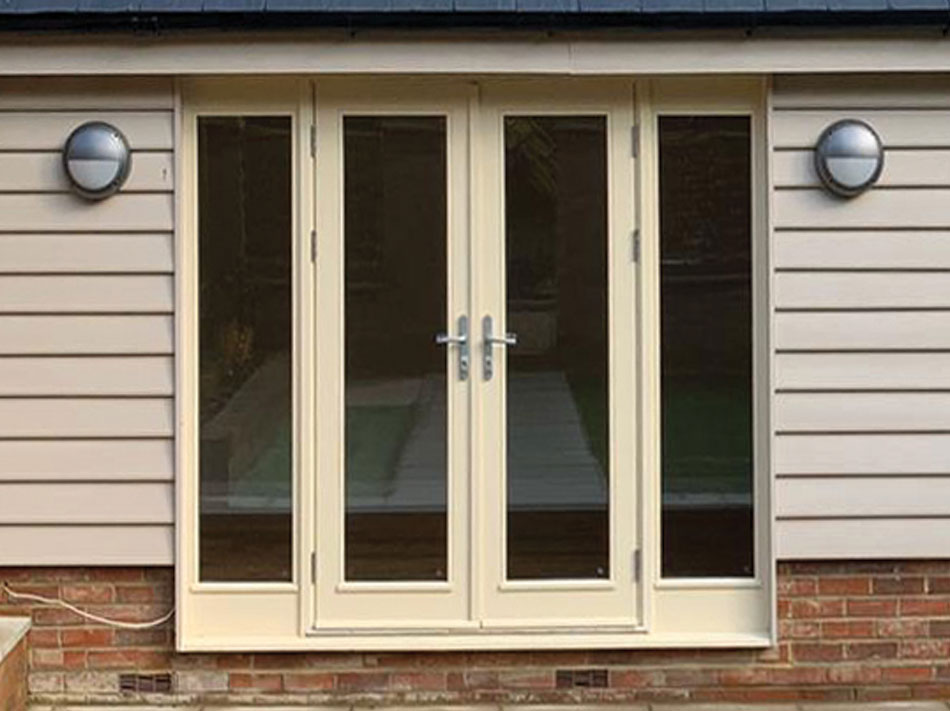 timber french doors