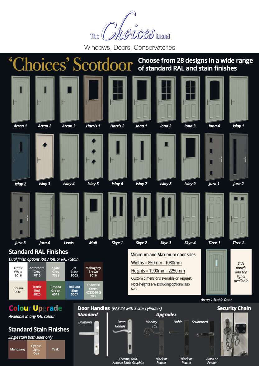 cwg entrance door brochure