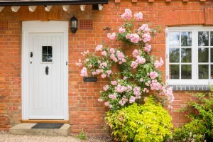 timber front door